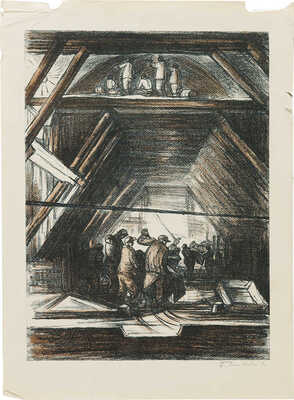 Земенков Борис Сергеевич. Укрепляют своды